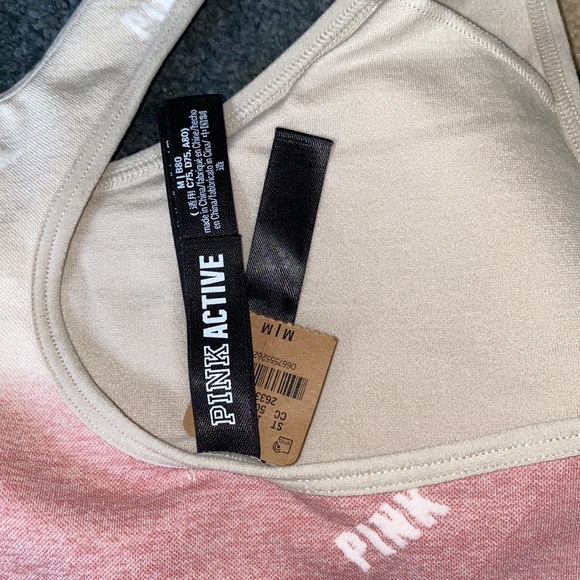 NWT Pink Ombré Sports Bra - Picture 3 of 3